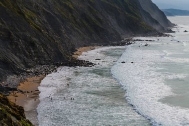 Stunning scenery of the coast of the Basque country. Northern sp