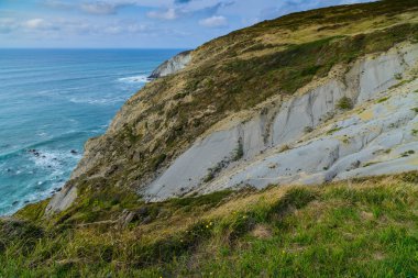 Stunning scenery of the coast of the Basque country. Northern sp