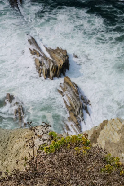 Stunning scenery of the coast of the Basque country. Northern sp — 스톡 사진