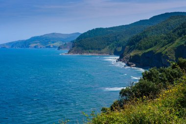 Stunning scenery of the coast of the Basque country. Northern spain