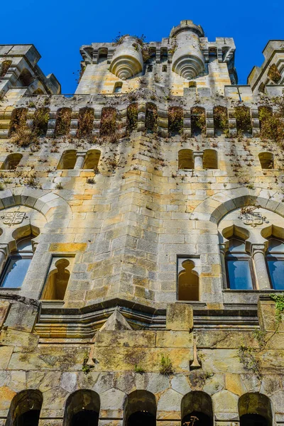 Hrad Butron Jedním Nejpůsobivějších Nejkrásnějších Středověkých Hradů Baskicku Severní Španělsko — Stock fotografie