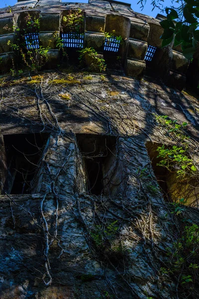 Hrad Butron Jedním Nejpůsobivějších Nejkrásnějších Středověkých Hradů Baskicku Severní Španělsko — Stock fotografie