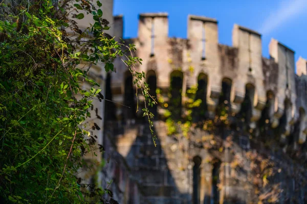 ブトロン城はバスク地方で最も印象的で美しい中世の城の一つです 北スペイン — ストック写真