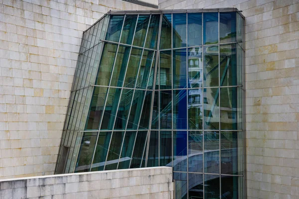 Фантастичний Вигляд Музею Гуггенхайма Більбао Країна Басків Північний Хребет — стокове фото