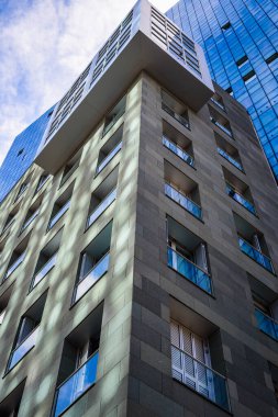 Güzel Bilbao şehrinin sokaklarında. Bask ülkesi. Kuzey İspanya