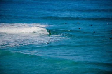 Cantabria sahilinde çarpıcı bir manzara. İspanya 'nın kuzey kıyıları