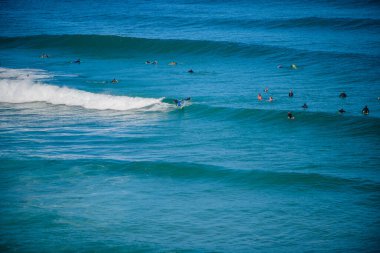 Cantabria sahilinde çarpıcı bir manzara. İspanya 'nın kuzey kıyıları