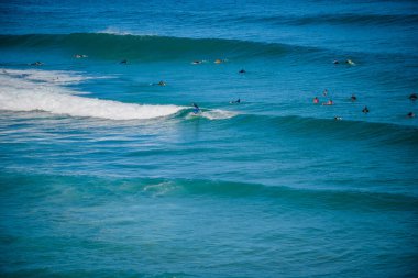 Cantabria sahilinde çarpıcı bir manzara. İspanya 'nın kuzey kıyıları