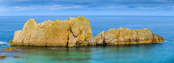 Panorama Costa Incrível Com Penhascos Incríveis Cantábria Costa Norte Espanha — Fotografia de Stock