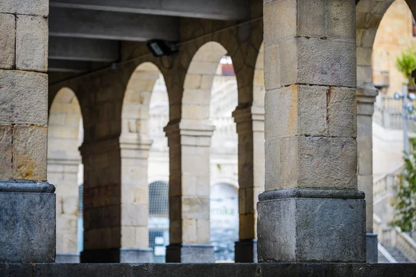 Schizzi Strada Città Guernica Paese Basco Spagna Settentrionale — Foto Stock