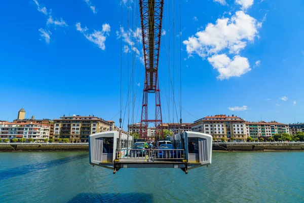 Pont Gascogne Sur Rivière Nervion Belle Ville Bilbao Pays Basque — Photo