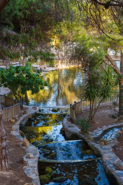 Guardamar del Segura yakınlarındaki çarpıcı doğal park. Alicante vilayeti. İspanya