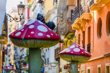 Alicante sokakları. Alicante bölgesi. İspanya
