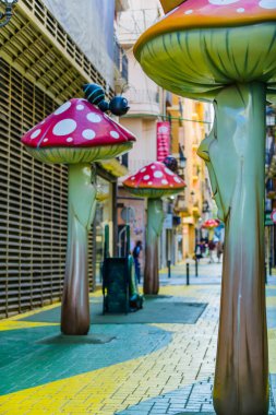 Alicante sokakları. Alicante bölgesi. İspanya