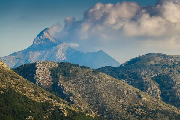 Долина Гудалест Красивое Место Горах Провинции Аликанте Испания — стоковое фото