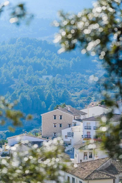 Guadalest Egy Festői Óváros Hegyekben Alicante Tartomány Spanyolország — Stock Fotó