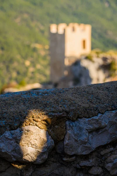 San Jose Hihetetlen Kastélya Guadalestben Alicante Tartomány Spanyolország — Stock Fotó