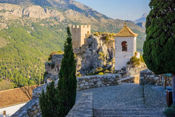 San Jose Hihetetlen Kastélya Guadalestben Alicante Tartomány Spanyolország — Stock Fotó