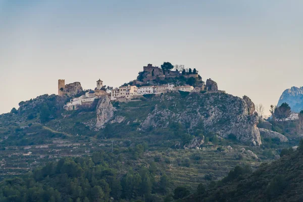 Gudalest Valley Egy Gyönyörű Hely Hegyekben Alicante Tartomány Spanyolország — Stock Fotó