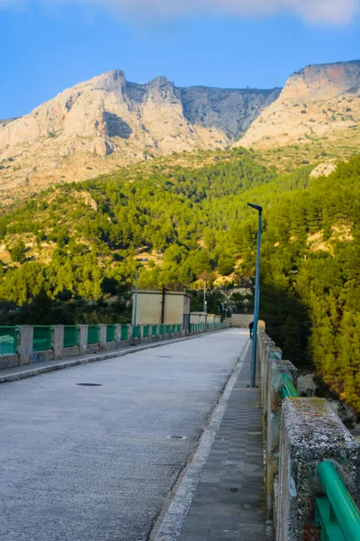 Top View Guadalest Dam Alicante Province Spain — Stock Photo, Image
