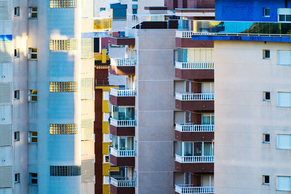 Abstract architectural photography. Alicante province. Spain