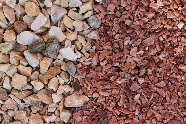 Textura Una Pequeña Piedra Piedra Amarilla Roja —  Fotos de Stock