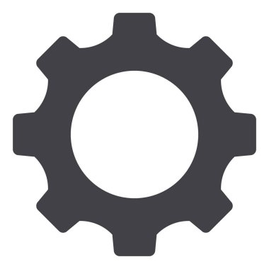 Ayarlama, Vites Aracı, Çarklı Düz Web Mobil Simge Vektör İmzalama Simgesi Silüeti