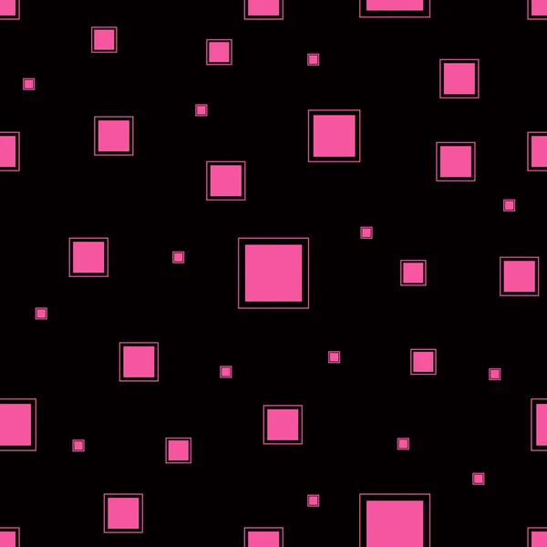 Modèle de carrés sans couture. Fond vectoriel abstrait — Image vectorielle