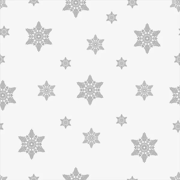 Winter Seamless Snowflake and star seamless Pattern. Vector EPS 10. snowflakes seamless — Stock Vector