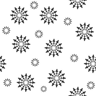 Döngüsel öğe kareler Dikişsiz desen yaptı. Kesintisiz dönen kareler. Soyut tek renkli tasarım öğesi sorunsuz