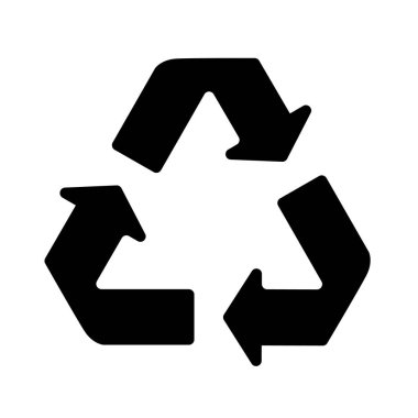 geri dönüşüm simgesi üzerinde arka izole trendy düz tarzı. simgesi sayfa sembol için web sitesi tasarım geri dönüşüm simgesini logo, geri dönüşüm uygulama,