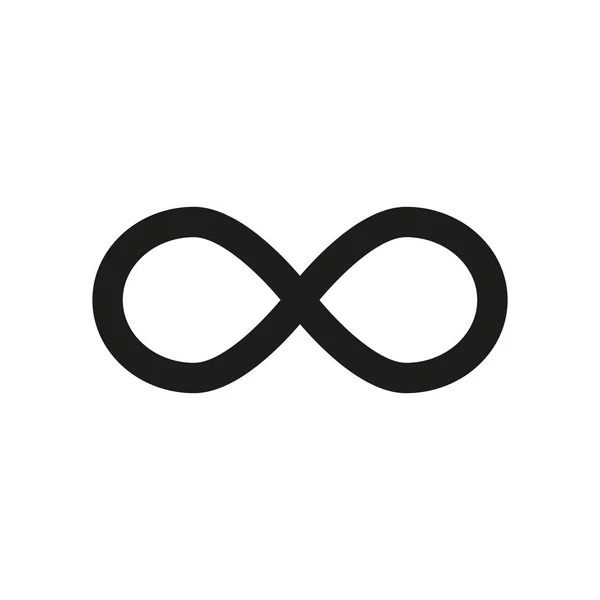 Infinity symbol ikoner vektor illustration. Obegränsad, obegränsad symbol, sign. Infinity ikon jpg. — Stock vektor