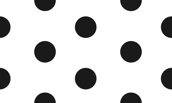 Seamless Background with small Polka Dot pattern. Polka dot fabric. Retro vector background or pattern. Casual stylish black polka dot texture on white background. — Stock Vector