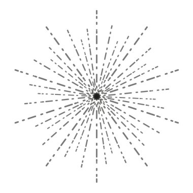 Güneş patlaması, yıldız güneş patlaması. İnce kirişler, satırları merkezinden yayılan. Tasarım öğesi için logo, işaretler. Dinamik stil. Soyut patlama, keskin yayılan orta hız hareket satırlarından