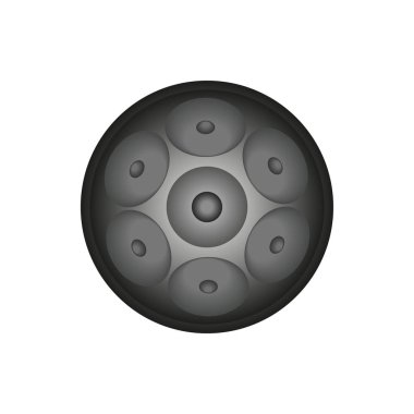 Handpan vektör simge trendy tarzı. EPS 10