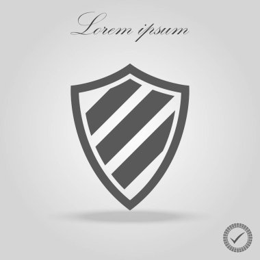 kalkan vektör simgesi. güvenli, en iyi kalkan koruma logo vektör.