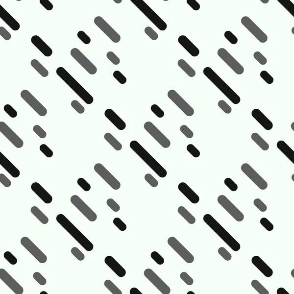 Vetor sem costura preto e branco irregular arredondado linhas meio tom transição abstrato fundo padrão — Vetor de Stock