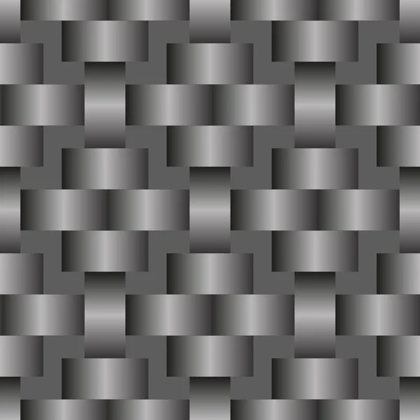 Tejido negro azulejo de fondo sin costura. Ilustración vectorial — Archivo Imágenes Vectoriales