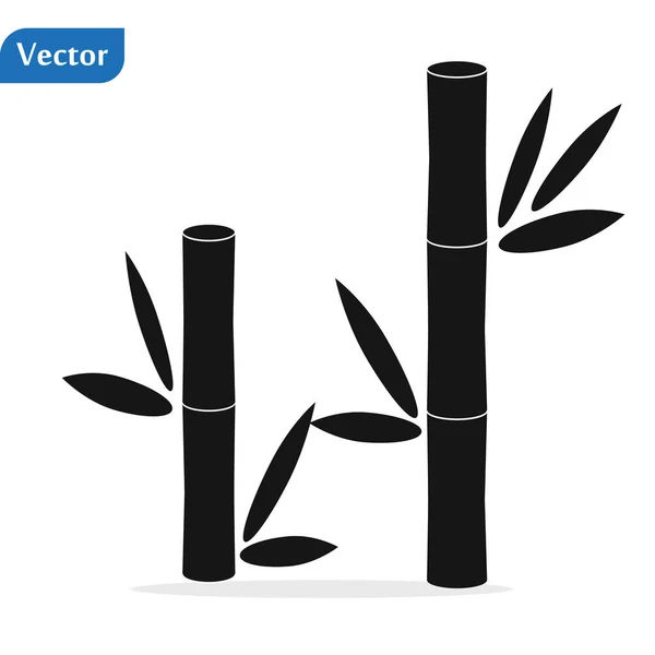 Icono de bambú naturaleza vector logotipo plantilla eps 10 — Vector de stock
