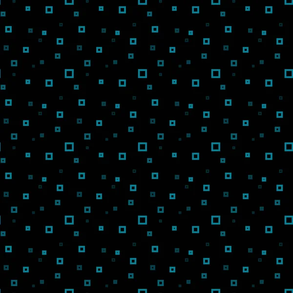Carré bleu foncé sans couture sur fond noir. Eps 10 — Image vectorielle