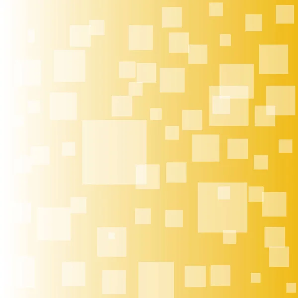 Векторная иллюстрация квадратов. Цвет желтый, золотой. — стоковый вектор