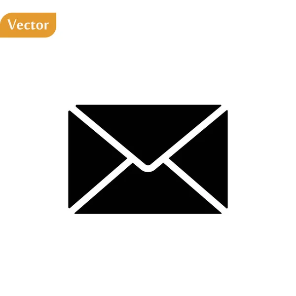 Mail-Symbol. Online-Postschild auf weißem Hintergrund Eps10 — Stockvektor