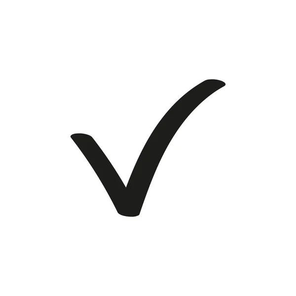 Verifica o Icon Vector. ilustração perfeita pictograma preto no fundo branco. —  Vetores de Stock