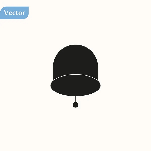 Bell icon vector, Alarm, service handbel teken Geïsoleerd op witte achtergrond. Trendy platte stijl voor grafisch ontwerp, logo, website, sociale media, Ui, mobiele app, ps 10 — Stockvector