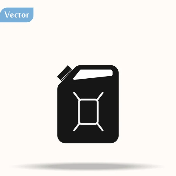 Kanisteröl Ikone. einfache Illustration des Kanisterölvektorsymbols für das Web — Stockvektor