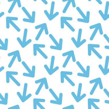 Kusursuz, vektör, beyaz arkaplanda ileri doğru uçan oklar görüntüsü olan desen. eps10