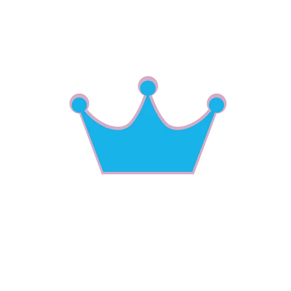 Ícone Crown em estilo moderno plano isolado no fundo branco. Símbolo da coroa para o seu web site design, logotipo, aplicativo, UI. Ilustração vetorial, EPS 10 . — Vetor de Stock