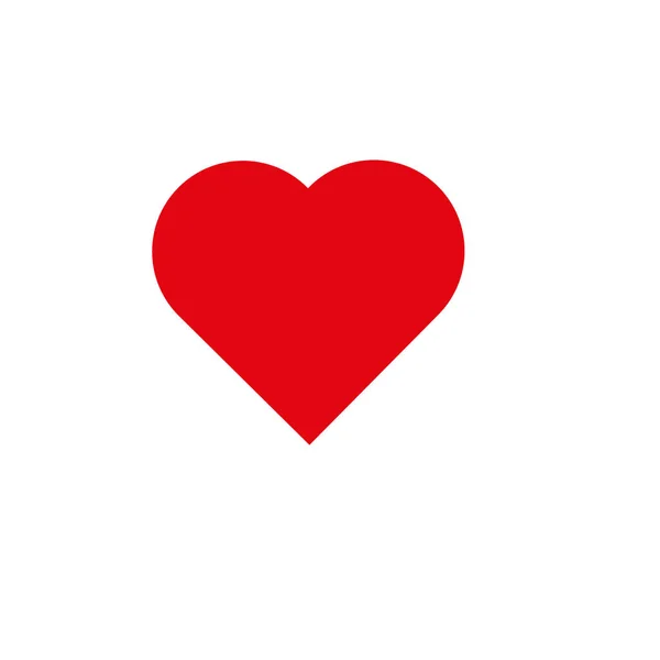 Wektor Ikony Serca Idealny Symbol Miłości Walentynki Znak Dzień Emblemat — Wektor stockowy