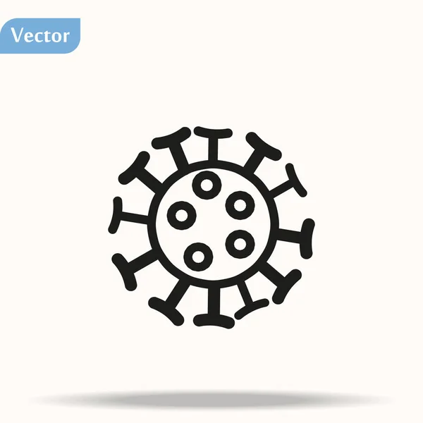 Novela Del Virus Corona 2019 Ncov Brote Epidémico Del Virus — Vector de stock