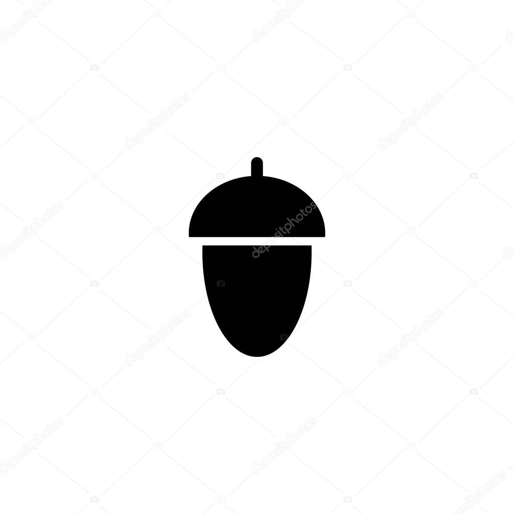 nut vector icon. nut sign on white background. nut icon for web and app